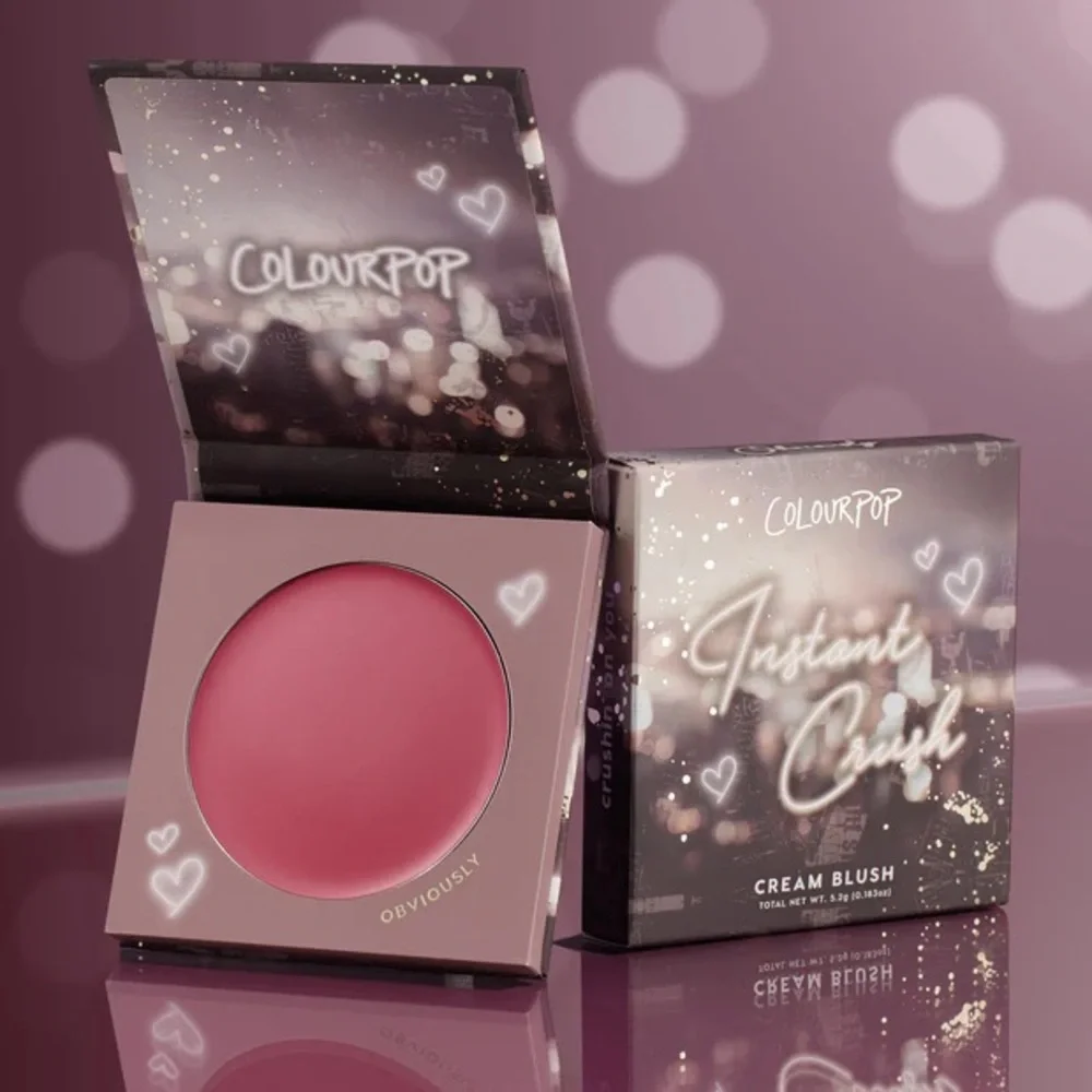 Colourpop Instant Crush Cream Blush Matte Rose - Obviously
